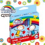 Kredki świecowe 24 kolory GRAND FIORELLO