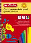 Zeszyt papierów kolorowych HERLITZ A4 10 kartek, wycinanka