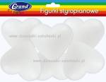 Figurka styropianowa 1szt. SERCE 90mm GR51802 POLSKI