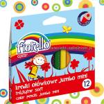 Kredki ołówkowe trójkątne 12 kol. JUMBO mini Soft