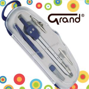 Cyrkiel 136mm + akcesoria zestaw 5 elementów GRAND