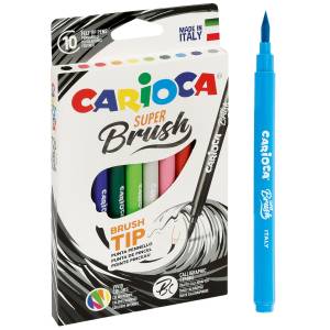 Pisaki Carioca Brush Tip 10 kol. do kaligafii