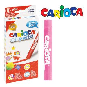 Kredki pastele olejne 12 kol. CARIOCA Italy