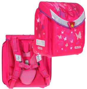 Tornister szkolny HERLITZ FLEXI Pink Butterfly