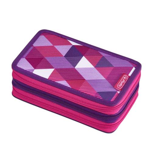 Piórnik_z wyposażeniem_Herlitz_3_komory_potrójny_31_el_Pink_Cubes_50021062.jpg