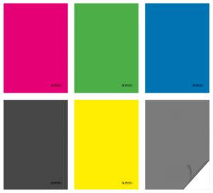 Zeszyt B5/60 k. kratka Herlitz z okładką PP Colors