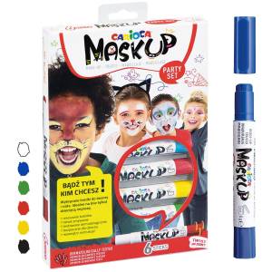 Kredki do twarzy i ciała Carioca MaskUP 6 kolorów