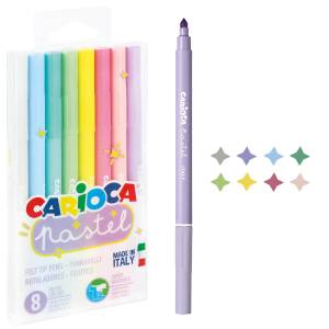 Pisaki pastelowe Carioca 8 kolorów