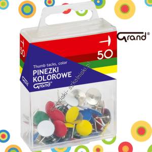 Pinezki Kolorowe Grand kpl. 50szt