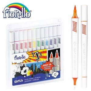 Pisaki dwustronne 12 kol. Sketch Foirello GR-F-726