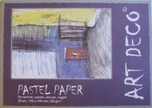 Blok do pasteli 24,5x34,5 biały