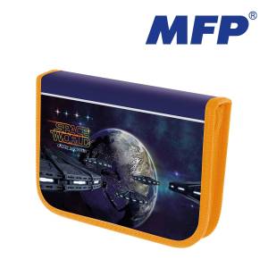 Piórnik bez wyposażenia 1 zamek 2 klapki Galaxy MFP