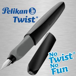 Pióro wieczne Pelikan TWIST BLACK czarny NOWOŚĆ