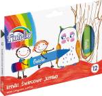 Kredki świecowe Grube Jumbo 12 kol. FIORELLO