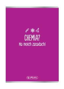 Zeszyt Chemia okładka Soft Touch A5/60k kratka Herlitz