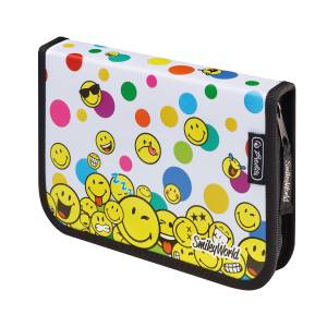 Piórnik HERLITZ bez wypos. Smiley Rainbow FACES