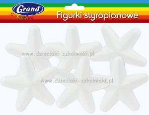 Figurka styropianowa 1szt. GWIAZDA 10cm GR52101 POLSKI