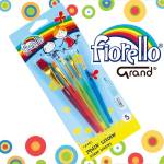 Pędzle szkolne zestaw 5 rozmiarów FIORELLO GRAND