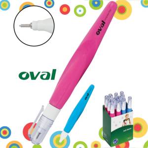 Korektor w długopisie z metalową końcówką OVAL PQN-10