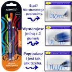 Długopis wymazywalny CORRETTO 1609  niebieski +wkład