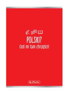 Zeszyt Polski okładka Soft Touch A5/60k kratka Herlitz