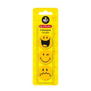 Magnesy płaskie Herlitz SmileyWorld 6 szt.